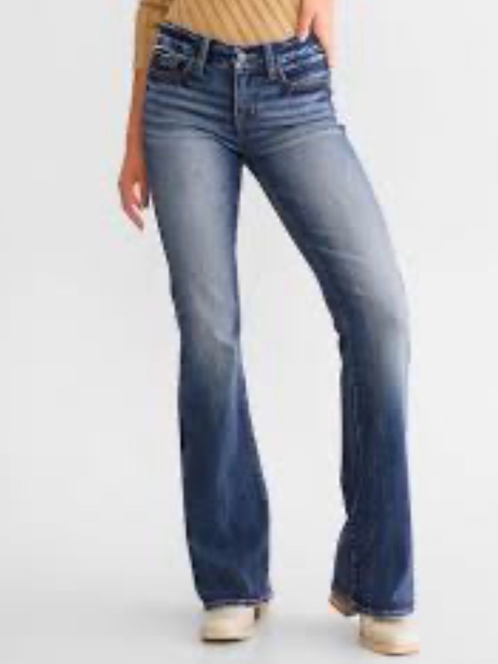 Buckle Black Shaping & Smoothing Women's Blue Flare Jeans